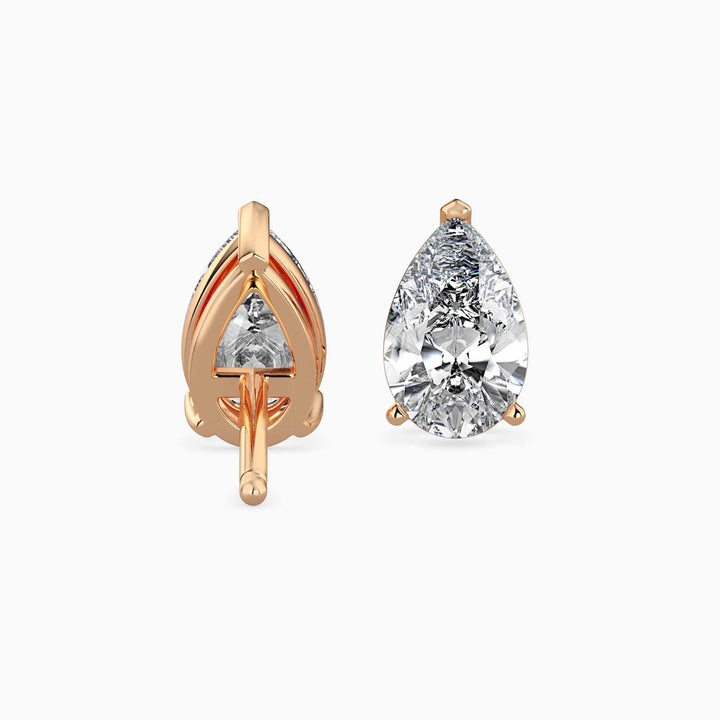 Pinnacle Pear Stud Earrings