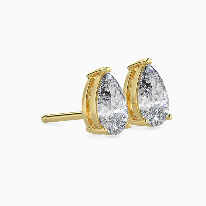 Pinnacle Pear Stud Earrings