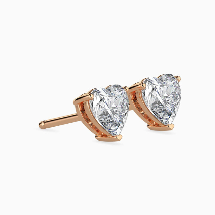 Enchanted Heart Stud Earrings