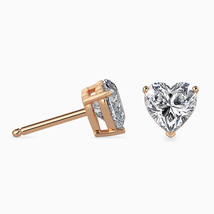 Enchanted Heart Stud Earrings