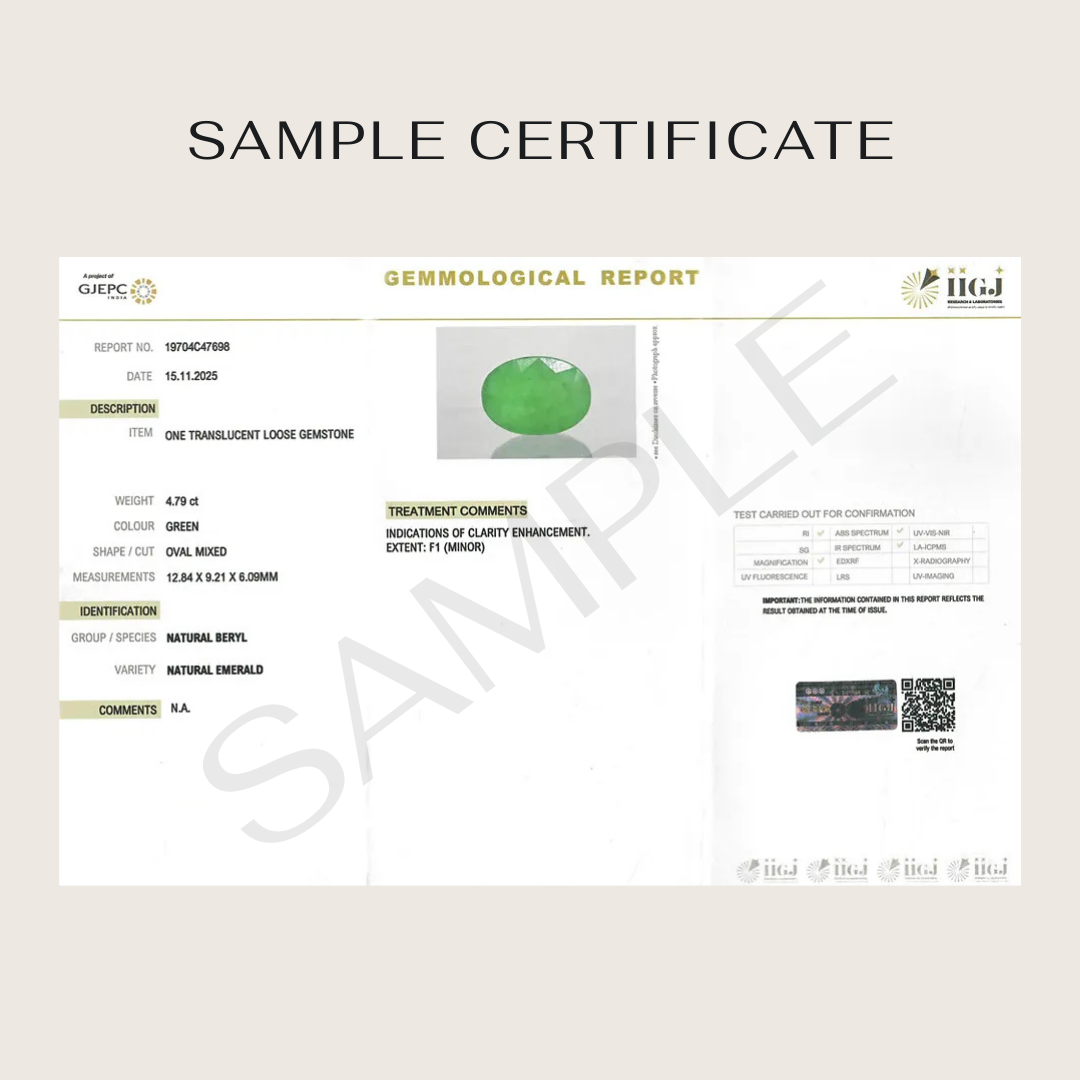 Natural Emerald (Panna) - Brazil