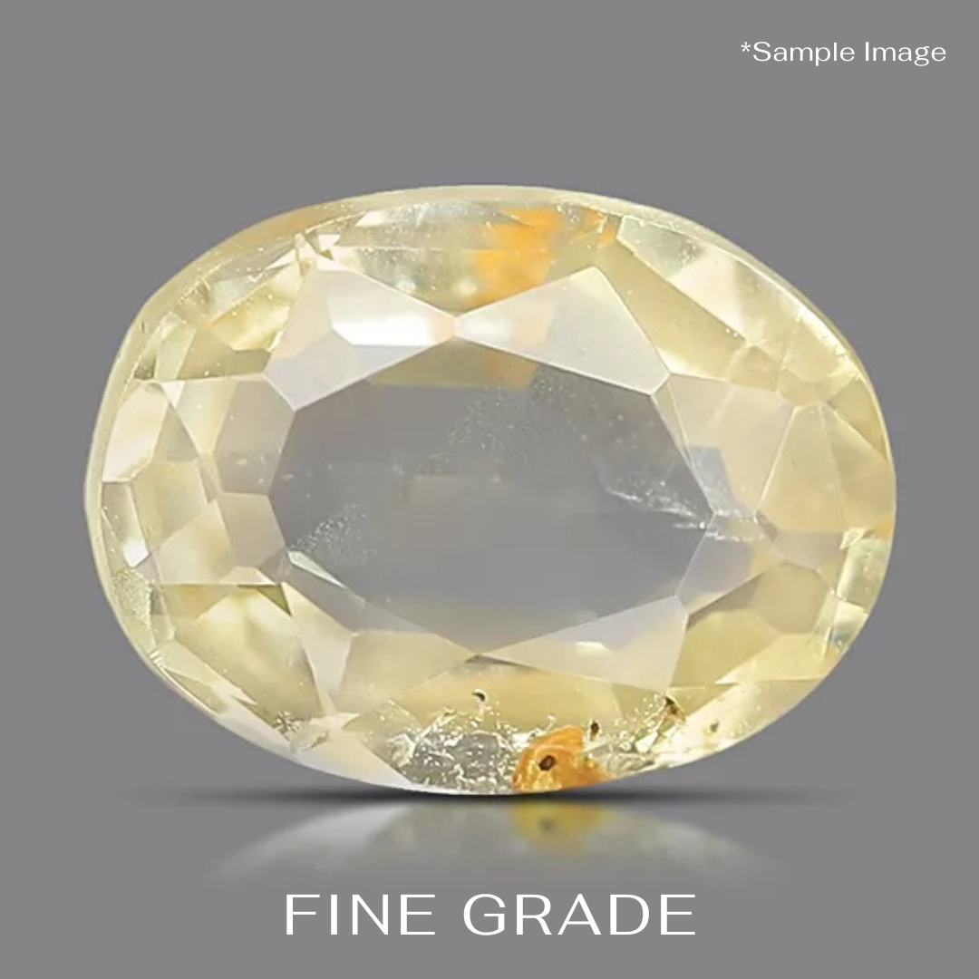 Natural Yellow Sapphire (Pukhraj) - Ceylon (Sri Lanka)