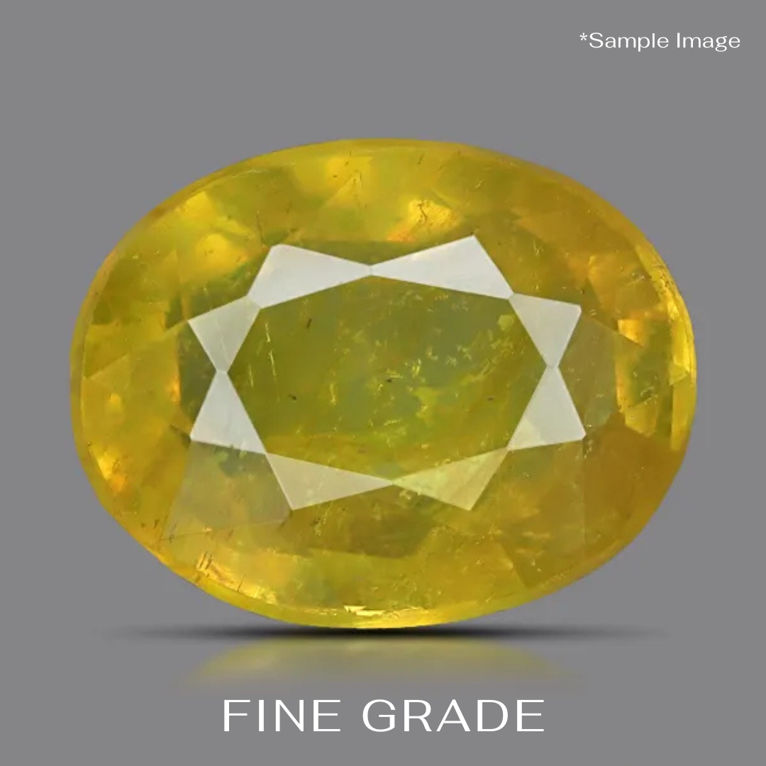 Natural Yellow Sapphire (Pukhraj) - Thailand