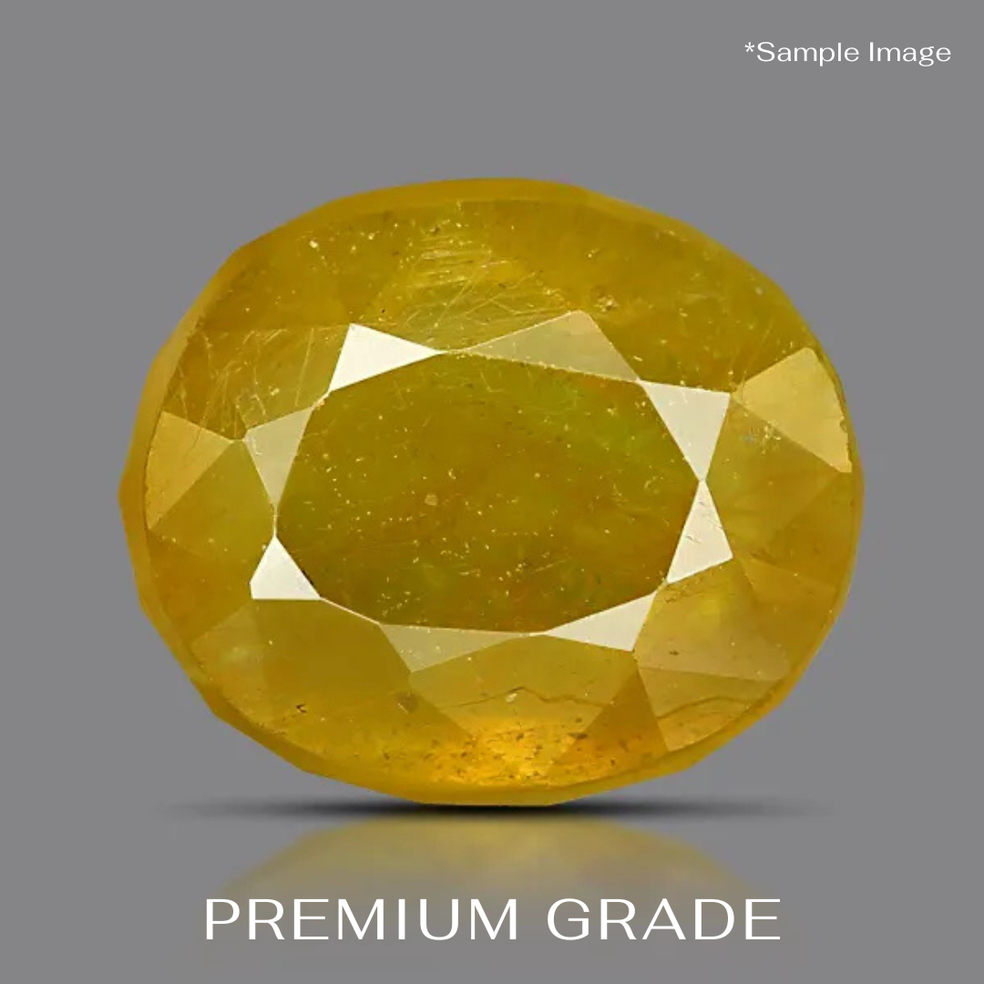 Natural Yellow Sapphire (Pukhraj) - Thailand
