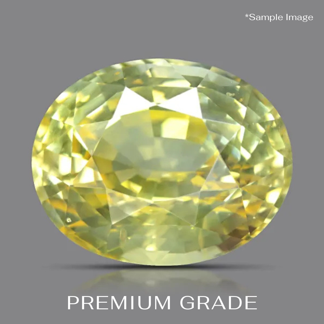 Natural Yellow Sapphire (Pukhraj) - Ceylon (Sri Lanka)