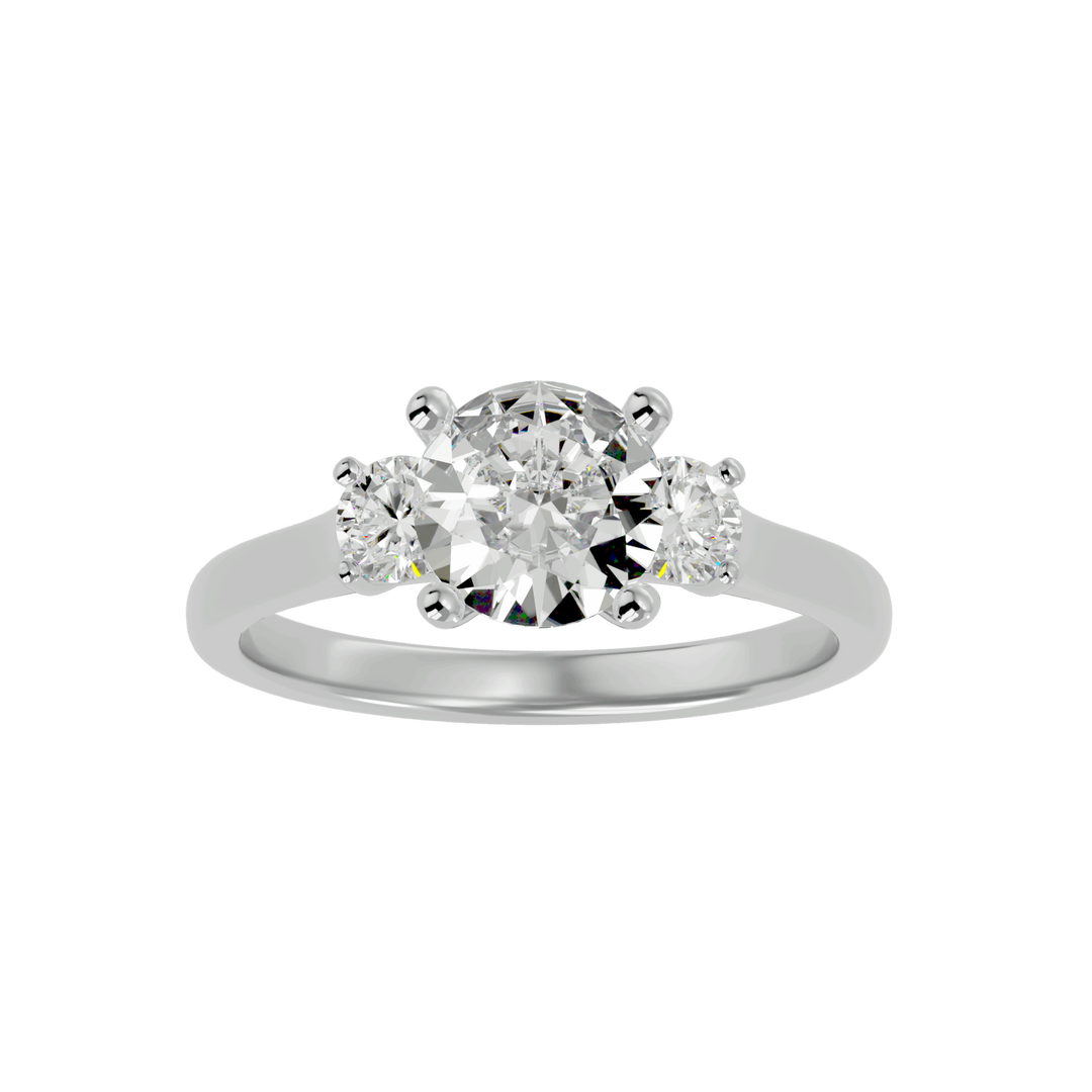 Sophia 0.60ct Round Three Stone Lab Diamond Ring