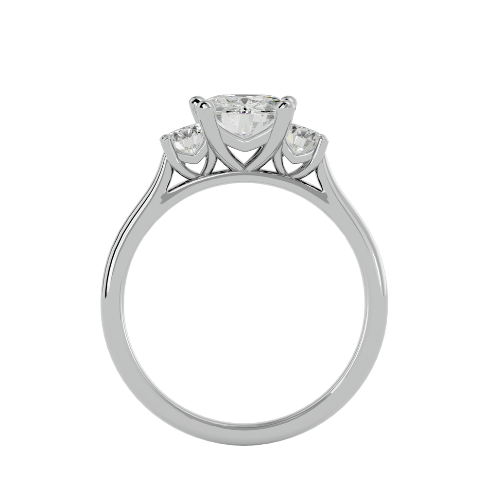 Sophia 0.60ct Round Three Stone Lab Diamond Ring