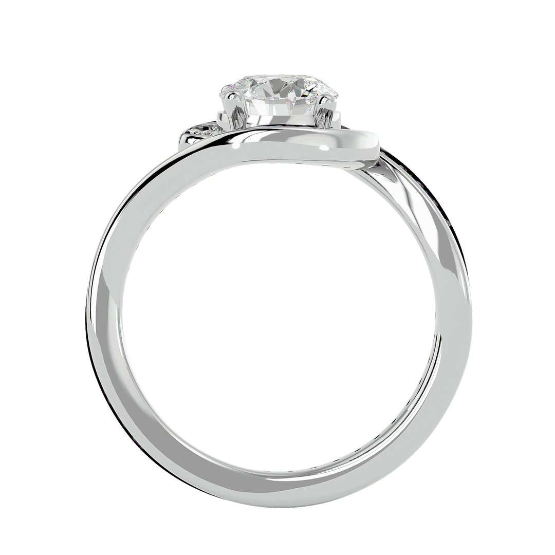 Cara 1ct Round Halo Lab Diamond Ring