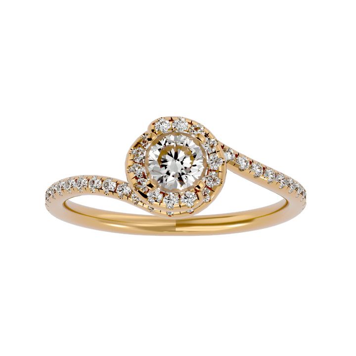 Alannah 0.55ct Round Halo Ring