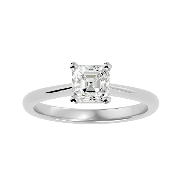 Scarlett 1.30ct Emerald Solitaire Lab Diamond Ring