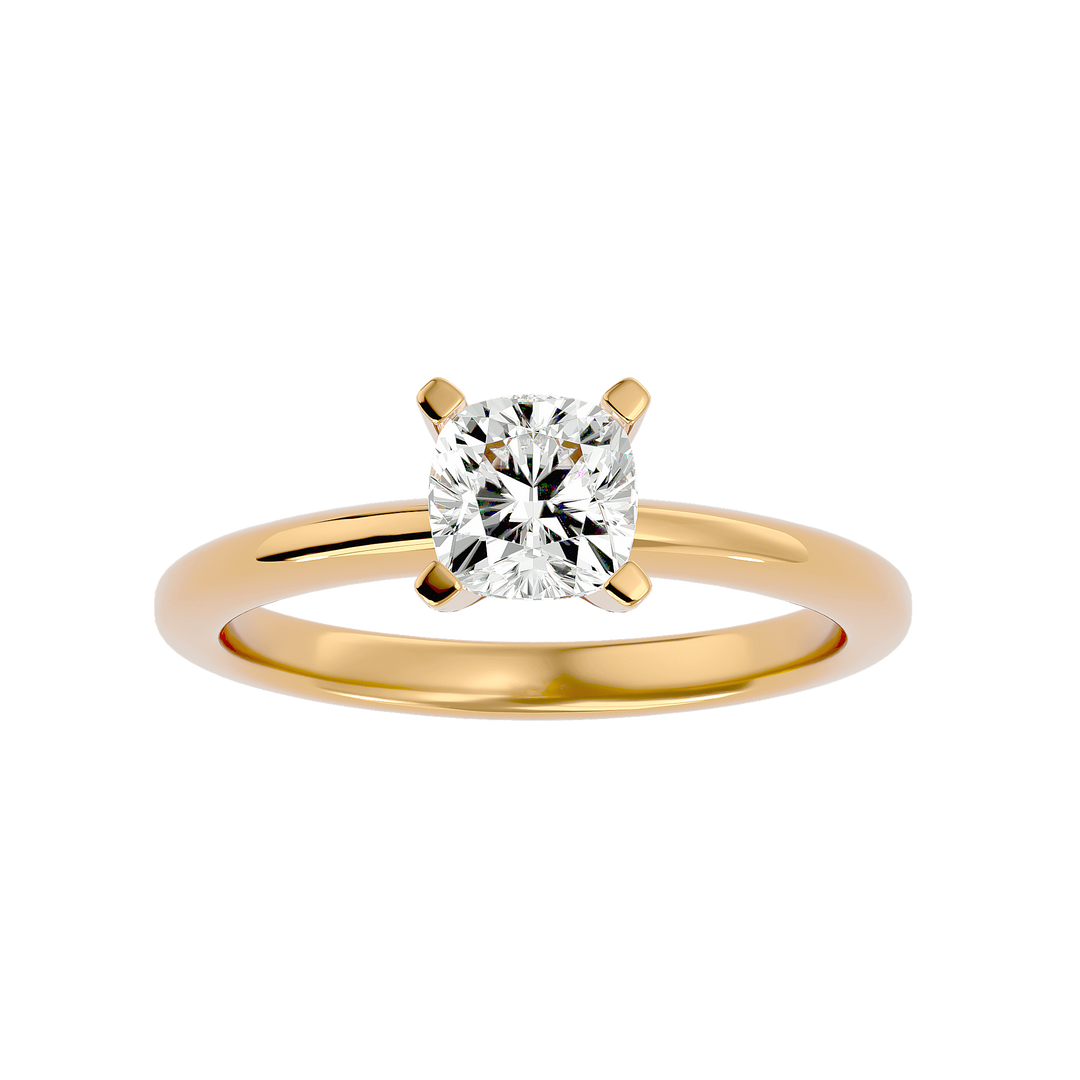 Serena 1.12ct Cushion Solitaire Lab Diamond Ring