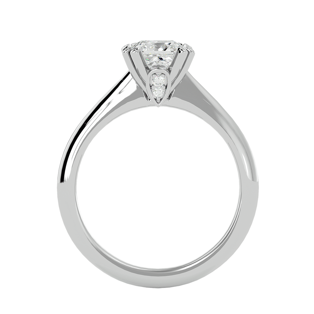 Luna 1.35ct Princess Solitaire Lab Diamond Ring