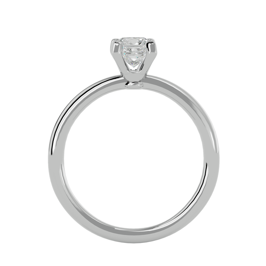 Jasmine 0.80ct Princess Solitaire Lab Diamond Ring
