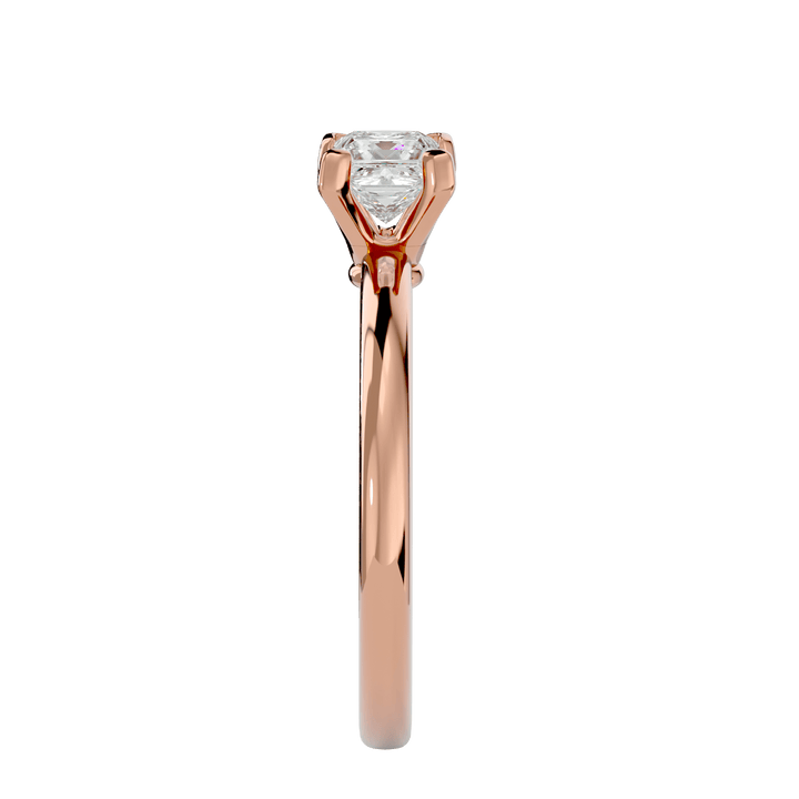 Jasmine 0.80ct Princess Solitaire Ring