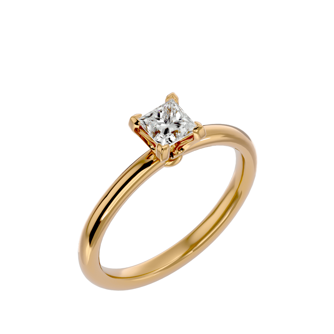 Jasmine 0.80ct Princess Solitaire Ring