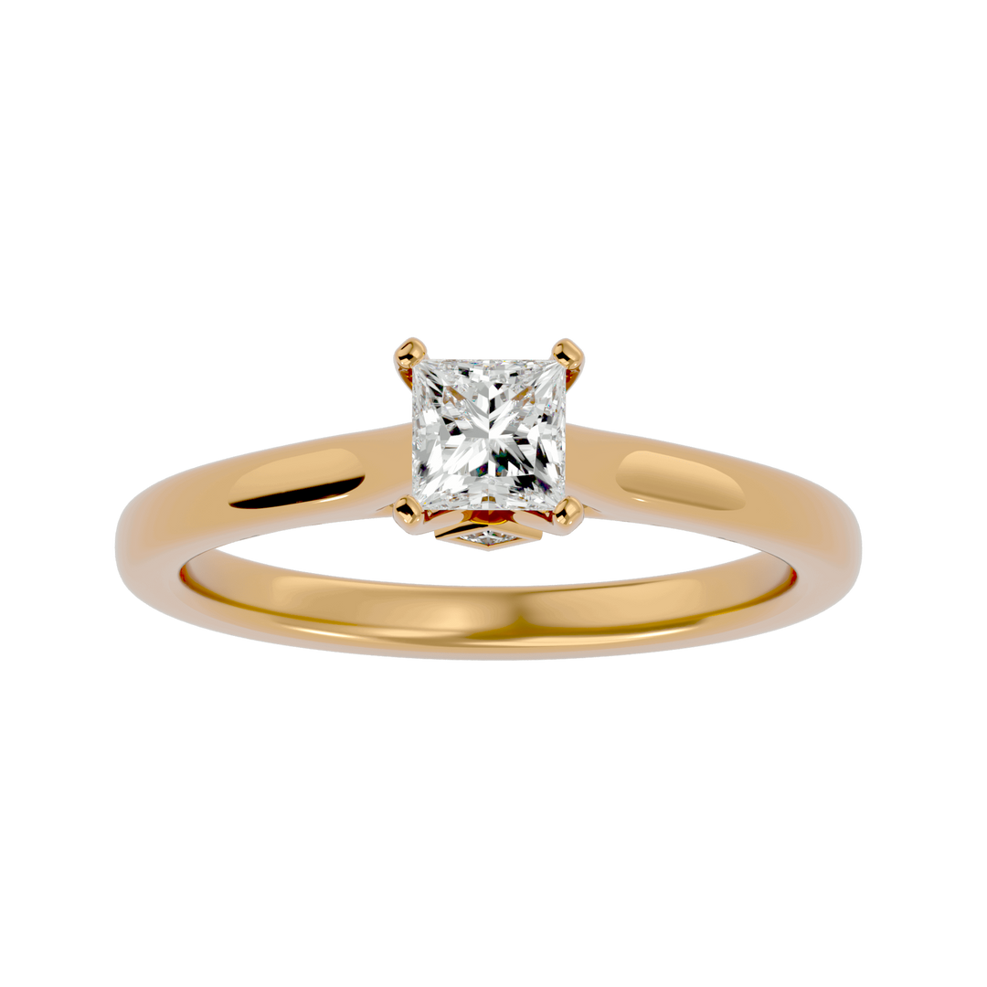 Celeste 0.55ct Princess Solitaire Lab Diamond Ring