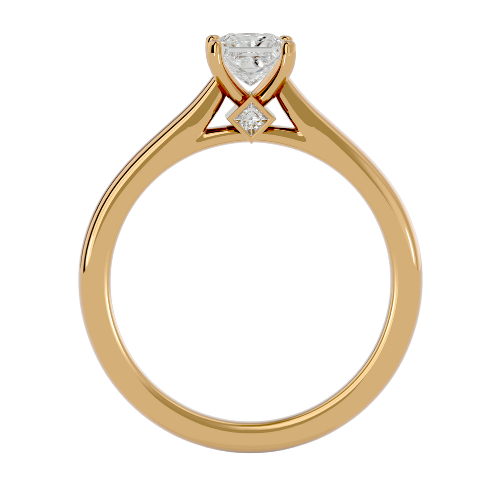 Celeste 0.55ct Princess Solitaire Lab Diamond Ring