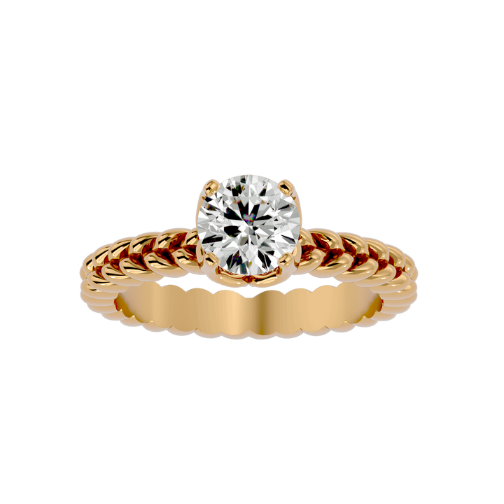 Dahlia 1.00ct Round Solitaire Lab Diamond Ring