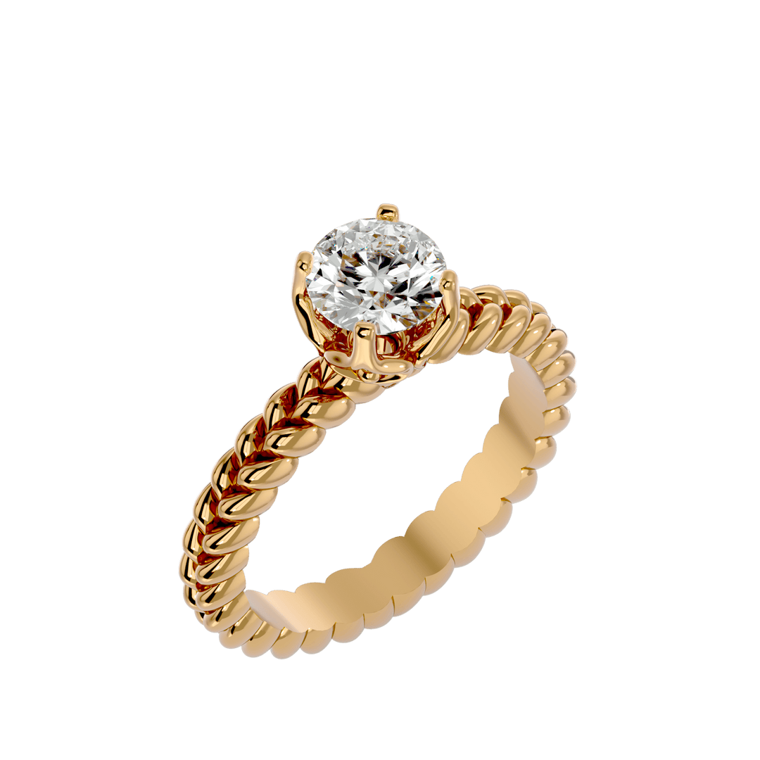 Dahlia 1.00ct Round Solitaire Ring