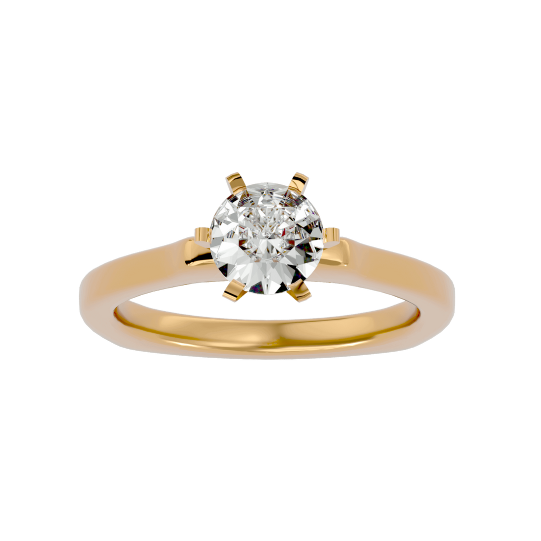 Amara 0.50ct Round Solitaire Lab Diamond Ring