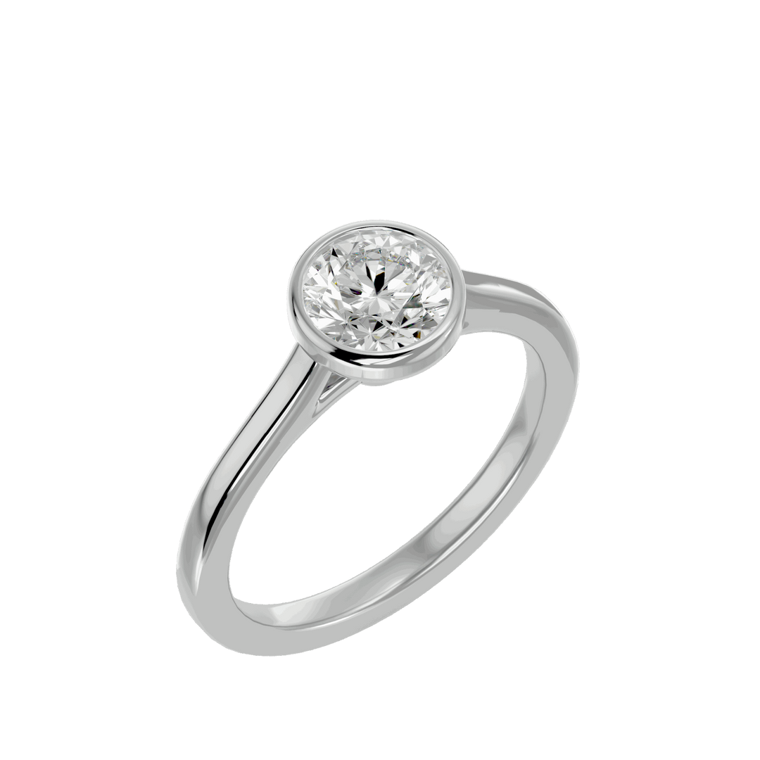 Ana 1.2ct Round Solitaire Lab Diamond Ring