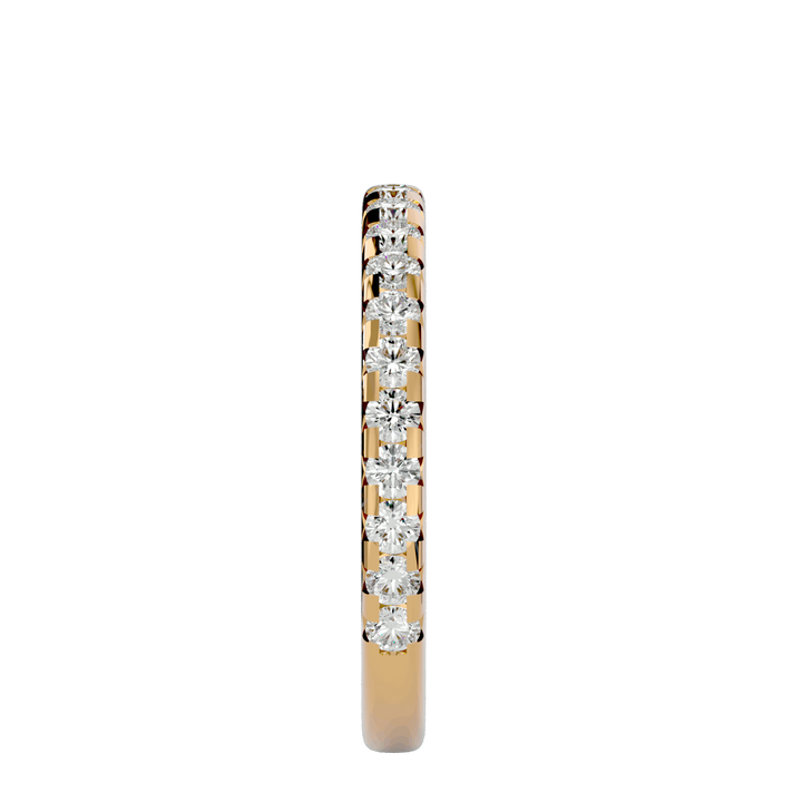 Audrey 0.73ct Round Lab Diamond Half Eternity Band