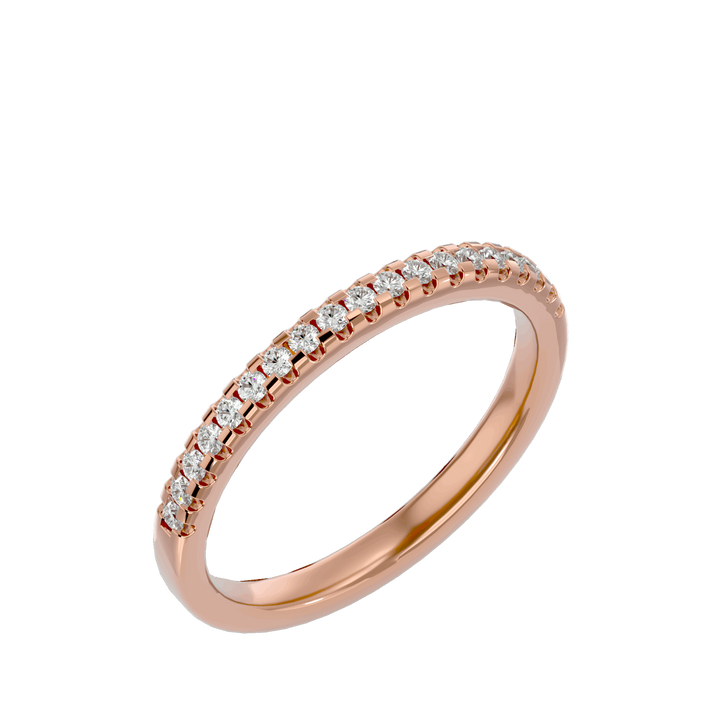 Diana 0.2ct Round Lab Diamond Half Eternity Band