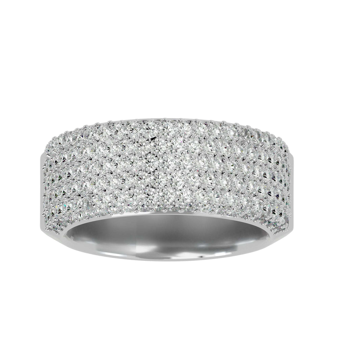 Arden 1.93ct Round Lab Diamond Bold Diamond Band